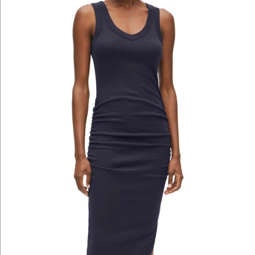 Dark green Michael stars ruched dress